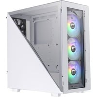 Thermaltake Divider 300 TG Snow Midi Tower Bianco bianco, Midi Tower, PC, Bianco, ATX, micro ATX, Mini-ITX, SPCC, Multi