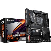GIGABYTE B550 AORUS ELITE AX V2 Scheda madre - CPU AMD Ryzen 5000, VRM a 12+2 fasi, fino a 4733 MHz DDR4, 1xPCIe 4.0 + 1xPCIe 3.0 M.2, Wi-Fi 6E, LAN 2.5GbE, USB 3.2 Gen 2 grigio scuro, VRM a 12+2 fasi, fino a 4733 MHz DDR4, 1xPCIe 4.0 + 1xPCIe 3.0 M.2, Wi-Fi 6E, LAN 2.5GbE, USB 3.2 Gen 2, AMD, Socket AM4, AMD Ryzen 3000 Series, AMD Ryzen 4000 Series, AMD Ryzen 5000 Series, Socket AM4, DDR4-SDRAM, 128 GB