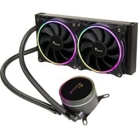 Inter-Tech 88885624, Raffreddamento ad acqua Nero