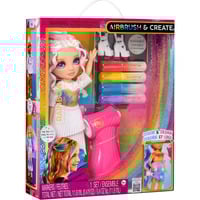 MGA Entertainment Rainbow High Air Brush & Create Fashion Dolls - Purple Eyes, Bambola Rainbow High Air Brush & Create Fashion Dolls - Purple Eyes, Bambola alla moda, Femmina, 4 anno/i, Bambino/Bambina, Multicolore