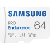 SAMSUNG MB-MJ64K 64 GB MicroSDXC UHS-I Classe 10 bianco, 64 GB, MicroSDXC, Classe 10, UHS-I, 100 MB/s, 30 MB/s