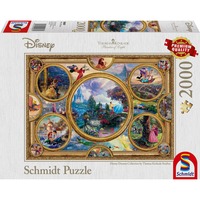 Schmidt Spiele Thomas Kinkade Studios: Disney Dreams Collection Puzzle 2000 pz Cartoni 2000 pz, Cartoni