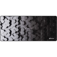 Sharkoon SKILLER SGP30 Tappetino per mouse per gioco da computer Nero, Grigio, Gioco mouse pad grigio chiaro/grigio scuro, Nero, Grigio, Fantasia, Gomma, Tessile, Barra appoggiaferro antiscivolo, Tappetino per mouse per gioco da computer