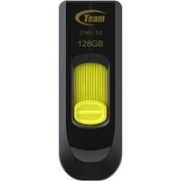 Team Group C145 unità flash USB 128 GB USB tipo A 3.2 Gen 1 (3.1 Gen 1) Nero, Giallo, Chiavetta USB Nero/Giallo, 128 GB, USB tipo A, 3.2 Gen 1 (3.1 Gen 1), Sleeve, 10 g, Nero, Giallo