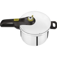 Tefal Secure 5 neo 6 L Acciaio inossidabile accaio, 6 L, Ceramica, Gas, Alogena, Induzione, Acciaio inossidabile, Acciaio inossidabile, Bloccabile