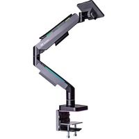 Thermaltake Braccio singolo per monitor da gioco RGB, Base per monitor Nero