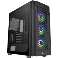Thermaltake Versa T27 TG ARGB Midi Tower Nero, Chassis Tower Nero, Midi Tower, PC, Nero, ATX, EATX, micro ATX, Mini-ITX, SPCC, Giocare