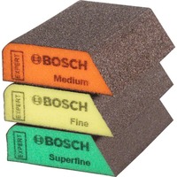Bosch 2 608 901 174 blocco per levigatura Blocco levigatura, Spugna di levigazione multi colorata, Blocco levigatura, Multicolore, Legno, Sverniciatura, 69 mm, 98 mm
