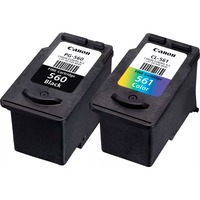 Canon Multipack con cartucce di inchiostro nero PG-560 e a colori CL-561 7,5 ml, 8,3 ml, 180 pagine, 180 pagine, 2 pz, Confezione multipla