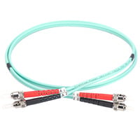 Digitus Cavo patch LWL, duplex, connettore ST > ST, multimodale OM3 turchese