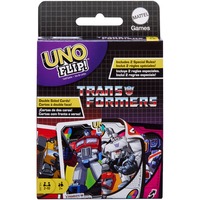 Mattel UNO Flip! Gioco di carte Transformers per bambini e serate in famiglia 