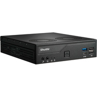 Shuttle XPC slim Barebone DH610V2 Nero, 1.35L sized PC, Mini PC barebone, Intel H610, LGA 1700, DDR5-SDRAM, 120 W