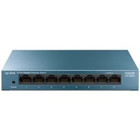 TP-Link LS108G Non gestito Gigabit Ethernet (10/100/1000) Blu blu, Non gestito, Gigabit Ethernet (10/100/1000)