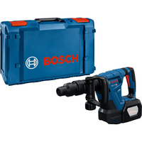 Bosch Martello perforatore a batteria GSH 18V-5 Professional solo, 18 Volt, Martello di scalpellatura blu/Nero