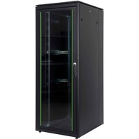 Digitus Armadio di rete Serie Unica - 800 x 1000 mm (LxP), IT armadio Nero, Rack indipendenti, 42U, 800 kg, Lucchetti, Nero