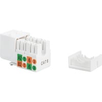 Digitus Modulo Keystone CAT 5e, Classe D non schermato, Modulo di Keystone bianco