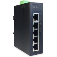 Digitus Switch Gigabit da 5 porte di qualità industriale Non gestito, Gigabit Ethernet (10/100/1000), Full duplex, Montabile a parete