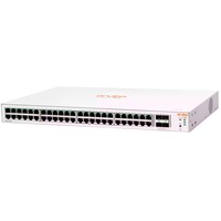 Hewlett Packard Enterprise Aruba Instant On 1830 48G 4SFP Gestito L2 Gigabit Ethernet (10/100/1000) 1U Gestito, L2, Gigabit Ethernet (10/100/1000), Full duplex, Montaggio rack, 1U