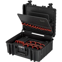 KNIPEX Valigetta per attrezzi "Robust34" 00 21 36 LE, Cassetta portautensili Nero