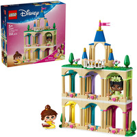 LEGO Disney Princess Le Mini Principesse Belle e Tiana con il loro castello, Giochi di costruzione 