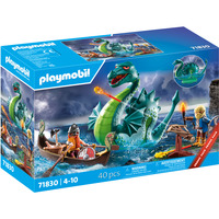PLAYMOBIL Storia Vichinghi con mostro marino, Giochi di costruzione 
