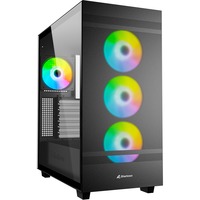 Sharkoon Rebel C50 RGB, Chassis Tower Nero