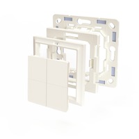 Shelly Adattatore Gira & Merten per Blu Wall Switch 4 pulsanti da parete 
