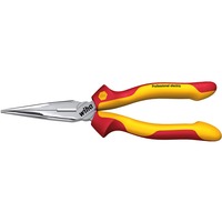 Wiha Pinza piatta tonda Professional electric, Pinza da presa rosso/Giallo