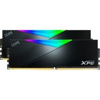 ADATA LANCER RGB memoria 64 GB 2 x 32 GB DDR5 Nero, 64 GB, 2 x 32 GB, DDR5, 6000 MHz