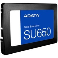 ADATA SU650 2 TB 2.5" Serial ATA III 3D NAND, Disco a stato solido Nero, 2 TB, 2.5", 520 MB/s, 6 Gbit/s