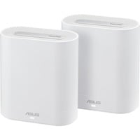 ASUS EBM68(2PK) – Expert Wifi Banda tripla (2.4 GHz/5 GHz/5 GHz) Wi-Fi 6 (802.11ax) Bianco 3 Interno, Punto di accesso di rete bianco, Bianco, Interno, Router Mesh, Potenza, Banda tripla (2.4 GHz/5 GHz/5 GHz), Wi-Fi 6 (802.11ax)