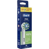 Braun Oral-B Pro CrossAction testine di ricambio 6 pz, Testina Nero