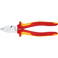 KNIPEX 02 06 200 Pinze da elettricista pinza Pinze da elettricista, 2,5 cm, Acciaio, Plastica, Rosso/Arancione, 20 cm