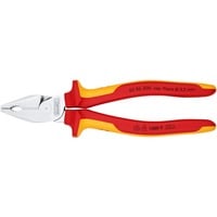 KNIPEX 02 06 200 Pinze da elettricista pinza, Pinze universali Pinze da elettricista, 2,5 cm, Acciaio, Plastica, Rosso/Arancione, 20 cm