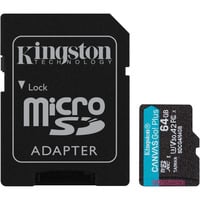 Kingston SDCG4/64GB, Scheda di memoria Nero