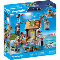 PLAYMOBIL Pirates porto pirata con prigione dei pirati, Giochi di costruzione 