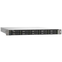 QNAP TS-h1090FU NAS Rack (1U) EPYC 7232P 64 GB DDR4 0 TB QuTS hero Nero, Grigio NAS, Rack (1U), EPYC, 7232P, 64 GB, DDR4