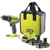 Ryobi R18DD7-220S, Trapano avvitatore verde/Nero