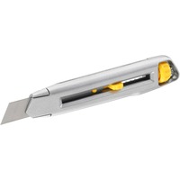 Stanley 0-10-018 Taglierino Nero Taglierino a lama retrattile, Coltello di tappeto grigio, 16,5 cm, 1,8 cm, 1,8 cm, 1 pezzo(i)