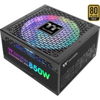 Thermaltake Toughpower GF2 ARGB 850W - TT Premium Edition alimentatore per computer 24-pin ATX Nero, Alimentatore PC Nero, 100 - 240 V, 50/60 Hz, 10 A, Attivo, 120 W, 850 W