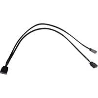 Alphacool Splitter a Y cavo aRGB 3 pin a 2x 3 pin, 30 cm, Cavo a Y Nero
