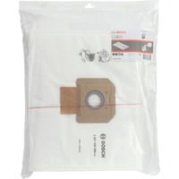 Bosch Sacchetto filtro in tessuto non tessuto per GAS 55 M, Sacchetti per aspirapolvere bianco