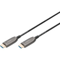 Digitus AK-330126-300-S, Cavo Nero