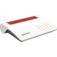 FRITZ! 7590 AX Router wireless, Router di rete Box 7590 AX, Wi-Fi 6 (802.11ax), Dual-band (2.4 GHz/5 GHz), Collegamento ethernet LAN, ADSL2+, Bianco, Router da tavolo
