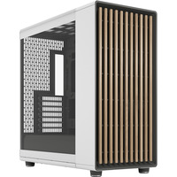 Fractal Design North XL RC Chalk White TG Clear, Chassis Tower bianco/legno