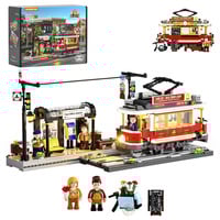 Lumibricks Tram storico e stazione, Giochi di costruzione 