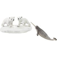Schleich WILD LIFE Polar Playground, Gioco figura 3 anno/i, Grigio, Bianco