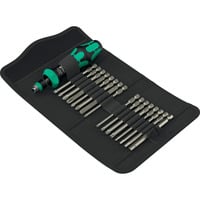 Wera Kraftform Kompakt 60 RA-R 1, Set di bit Nero/Verde