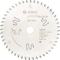 Bosch 2 608 642 387 lama circolare 16,5 cm 1 pz, Lama per sega Alluminio, Epossidico, Di metalli non ferrosi, Plastica, Legno, 16,5 cm, 2 cm, 11500 Giri/min, 1,8 mm, Bosch