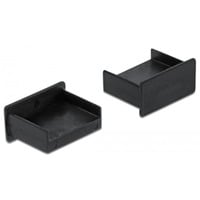 DeLOCK 64102 copertura antipolvere per porta 10 pz USB tipo A, Cappuccio di protezione Nero, USB tipo A, Polipropilene (PP), Nero, 6,5 mm, 13 mm, 4 mm